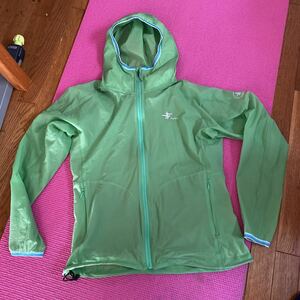 *foxfire 8213688 emergency jacket lady's M size USED goods * green window shell thin L.C.S. GEAR