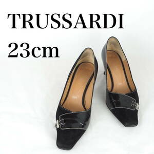 MK1441*TRUSSARDI*トラサルディ*レディースパンプス*23cm*黒