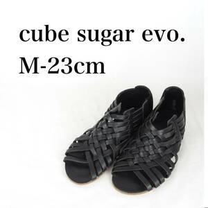 MK1550*cube sugar evo.*レディースサンダル*M-23cm*黒