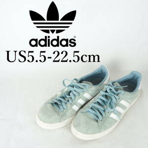 MK1690*adidas*アディダス*レディーススニーカー*US5.5-22.5cm*水色系