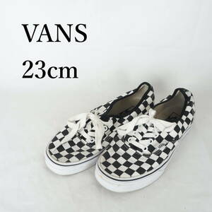 MK1733*VANS*バンズ*レディーススニーカー*23cm*黒×白*