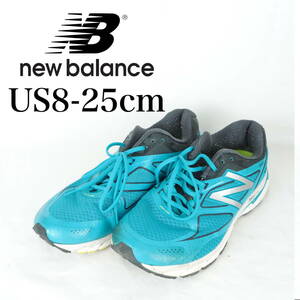 MK1791New Balance*ニューバランス*レディーススニーカー*ランニングシューズ*US8-25cm*ブルー系