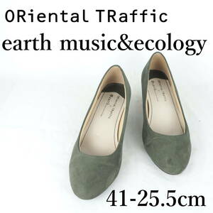 MK1935*ORiental TRaffic earth music&ecology*olientaru трафик Earth Music and экология * туфли-лодочки *41-25.5cm*