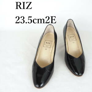 MK2041*RIZ*リズ*レディースパンプス*23.5cm2E*黒