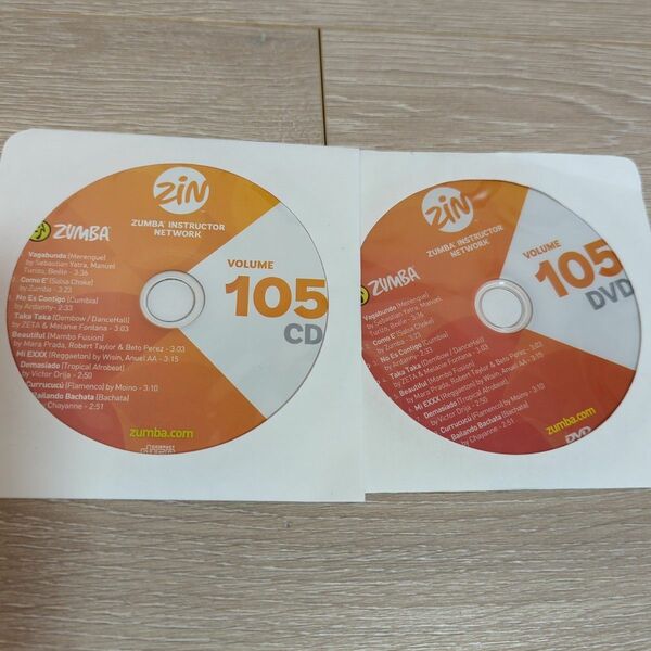 ZUMBA CD DVD ZIN105