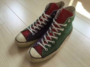 CONVERSE コンバース ALLSTAR オールスター 80's 当て布 マルチカラー US10ハーフ（29cm）