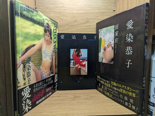 愛染恭子写真集 白日夢 撮影 佐藤健　愛染恭子写真集 月刊ZIPPER臨時増刊　愛染恭子 写真集 狂宴宮　３冊まとめて　宅配送料込み