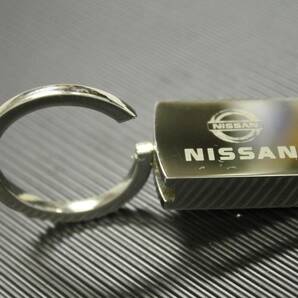 US日産 キーホルダー クロームメッキ フック&リング 新品 NISSANライセンス品 NISSANマーク NISSANロゴ タイプP の画像5