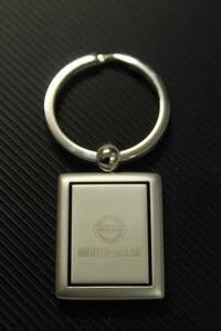 US Nissan key holder mud silver new goods NISSAN license goods NISSAN Mark NISSAN Logo type H