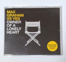 【CD single】MAX GRAHAM VS YES - OWNER OF A LONELY HEART イエス ロンリーハート リミックス 80s ダンス フィルターハウス 希少盤_画像1