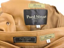 ポールスチュアート Paul Stuart 上下セット 11 三陽商会 羊革レザー 2309WR075_画像3