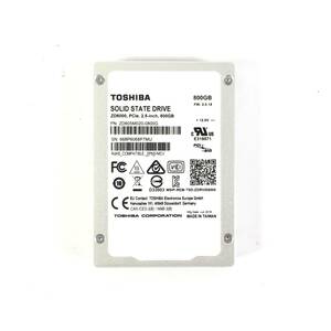 S60322213 TOSHIBA ZD6000 PCIe 800GB 2.5インチ SSD 1点 厚み14mm【現状お渡し品、複数出品】