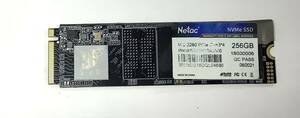 S5092037 Netac NVMe 256GB SSD 1点【中古動作品】