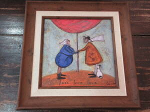 Art hand Auction Malerei Leichter Gel-Kunstrahmen ● Sam Toft Kunstrahmen Love Love Love ● [Tier- und Heilkunst] Harzrahmen, Möbel, Innere, Interieur-Zubehör, Andere