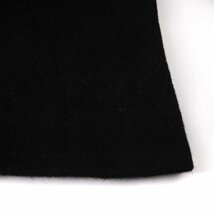 ミッシェルクラン ノーカラージャケット アンゴラ混 フォーマル アウター 黒 レディース 38サイズ ブラック MICHEL KLEIN_画像5