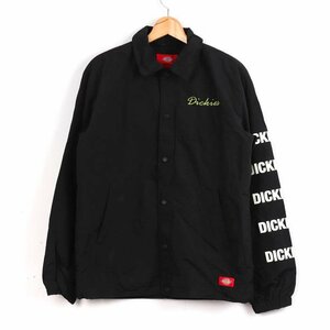 ディッキーズ ナイロンジャケット コーチジャケット ブルゾン アウター アメカジ メンズ Sサイズ ブラック Dickies