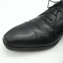 パトリックコックス ビジネスシューズ ストレートチップ 3E幅広 革靴 ドレス フォーマル 黒 メンズ 26.5cmサイズ ブラック PATRICK COX_画像2