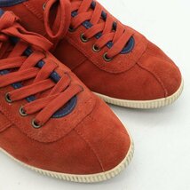 フレッドペリー スニーカー スエード レザー ロゴ ローカット シューズ 靴 ブランド メンズ 28cmサイズ オレンジ FRED PERRY_画像2