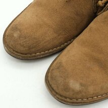 スリージェネレーションズ チャッカブーツ スエードレザー 紳士靴 ブランド シューズ メンズ 41サイズ ブラウン three generations_画像2