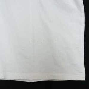 未使用 ESSENTIALS 3M LOGO BOXY T-shirt XXLサイズ ホワイト エッセンシャルズ リフレクティブ ロゴ ボクシー Tシャツ 半袖カットソーの画像3