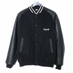 SEQUEL 21AW VIRSITY JACKET Mサイズ ブラック SQ-21AW-JK-08 シークエル スタジャン フラグメント STADIUM JUMPER ブルゾン