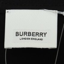 BURBERRY ロゴグラフィックプリント オーバーサイズTシャツ Mサイズ ブラック 8048289-A1189 バーバリー 半袖カットソー_画像3