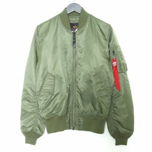 ALPHA INDUSTRIES L-2B フライトナイロンジャケット カーキ Sサイズ TA0414-003 アルファインダストリーズ ブルゾン