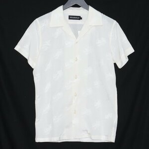 1PIU1UGUALE3 S/S SHIRTS サイズ4 ホワイト MRS100 ウノピュウウノウグァーレトレ 半袖シャツ