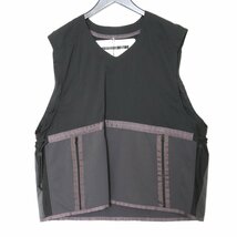 未使用 SHEBA RAVE VEST サイズ2 ブラック 23012002 シーバ ベスト_画像1