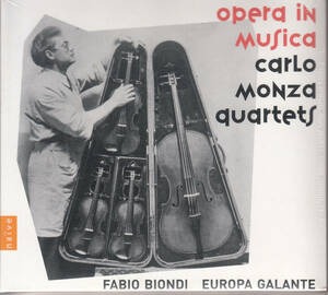 ◆新品・送料無料◆カルロ・モンツァ：弦楽四重奏曲集～ファビオ・ビオンディ、エウローパ・ガランテ Import L9300