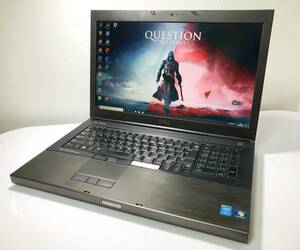 [DELL]Precision M6800 Core i7-4800MQ память 16GB SSD128+500GB 17.3inch мульти- AMD RadeonHD8950 цифровая клавиатура Wind10Pro 64bit Office2021