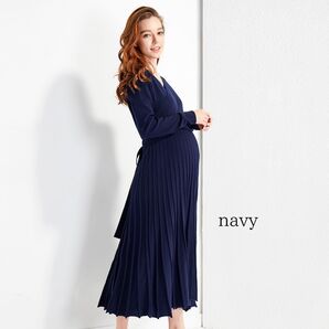 秋冬支度マタニティワンピース受験授乳口お宮参り日晴れ結婚式二次会MLサイズ