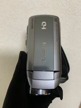 ジャンク Canon iVIS HF M31キャノン HDビデオカメラ/バッテリーパック BP-808/説明書/動作未確認/部品取り用/現在不動/小傷汚れ生地剥がれ_画像2