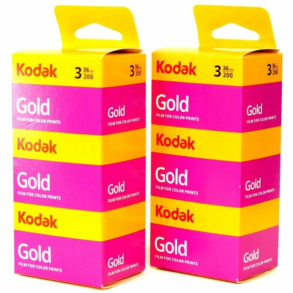 GOLD 200-36枚撮【6本セット】Kodak ネガカラーフィルム 135/35mm 新品 コダック ネガフィルム