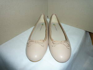 * new goods!WAolientaru traffic. . ribbon ballet shoes 42(26.0cm) beige group *2104