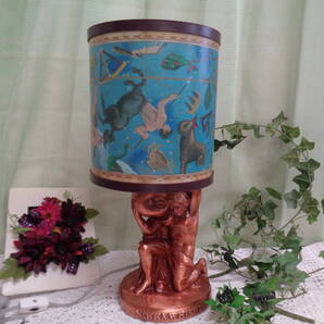 スーパーニッカ アトラスランプ 非売品ビンテージ 昭和レトロ ギリシャ神話 スタンドライト 未使用保管品