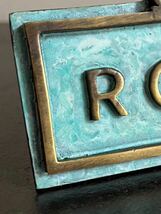 Rolex ロレックス サイン ビンテージ ディスプレイ プレート エンブレム スイス製 display vintage sign plate board emblem swiss made_画像8
