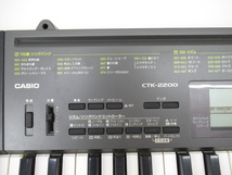 n70689-ty 中古● CASIO カシオ CTK-2200 キーボード [090-230901]_画像2