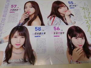 雑誌の切り抜き　ハロプロ　オールスターズ　16P