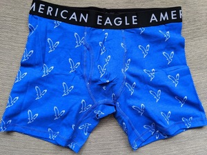 * AE American Eagle boxer brief trunks S / Blue *