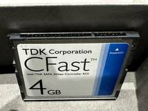 【TDK】 CFast 4GB SATA 3Gbps CFastカード　在庫11_画像3