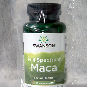 マカ 500mg 100カプセル●フルスペクトラム MACA スワンソン社 の画像1