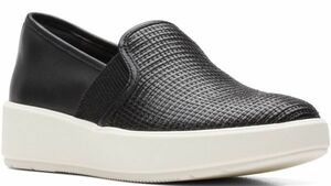 Clarks 25cm Wedge спортивные туфли чёрная кожа goa коричневый n ключ Loafer легкий туфли без застежки туфли-лодочки ботинки балет ограничение 13