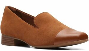 Clarks 24,5 см. Loafar Longue Brown Office Low -Weed, легкие кроссовки Slippons накачивают лимит балета 15