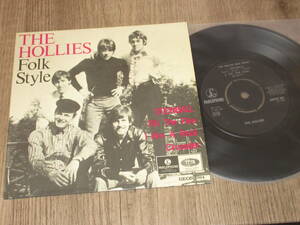 ◆◇THE HOLLIES(ザ・ホリーズ)【FOLK STYLE!(Stewball/Fifi The Flea/I Am A Rock/Crusader)】スウェーデン盤EP/Parlophone/GEOS 264◇◆