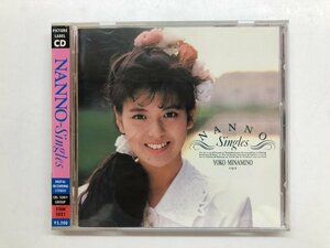 ★　【CD 南野陽子 Nanno-Singles ピクチャーレーベル版 sony music】143-02309