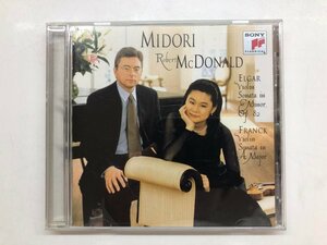 ★　【CD　Elgar&Franck　Violin Sonatas　Midori McDonald　SONY　1997年】143-02309