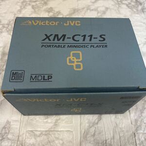  Victor Victor JVC XM-C11-S silver portable MD player MDLP correspondence MD playback only machine dead stock 