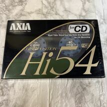 AXIA カセットテープ ハイポジ Hi 54 アクシア 年代物_画像1