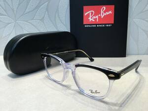 【新品】RayBan レイバン HAWKEYE RB5398F 2034 メガネフレーム スケルトン ブラック☆未使用